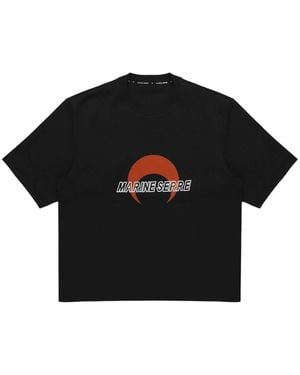 Marine Serre T-Shirts - Zwart