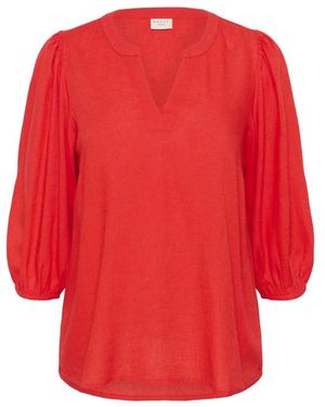 Kaffe Blouses - Rood