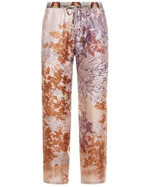 Pierre Louis Mascia Straight Trousers - Pink