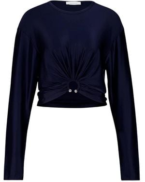 Rabanne Long Sleeve Tops - Bleu