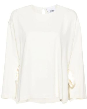Erika Cavallini Semi Couture Blouses - White