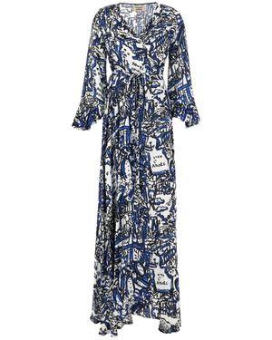 ALESSANDRO ENRIQUEZ Maxi Dresses - Blauw