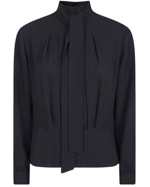 N°21 Overhemden ,Zwart ,Blouses - Blauw