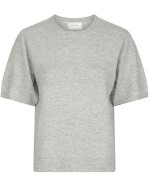 Neo Noir Round-Neck Knitwear - Grey