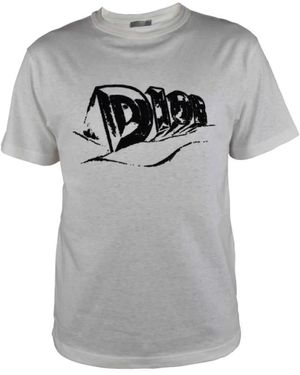Dior Tops ,Wit ,Katoen Slub Katoen Jersey T-Shirt - Grijs