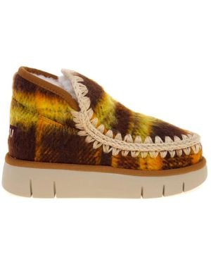 Mou Eskimo Bounce Sneaker Wool - Bruin