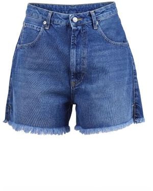 Roy Rogers Denim Shorts - Blue