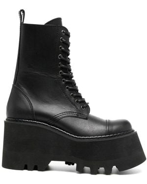 Junya Watanabe Lace-Up Boots - Black