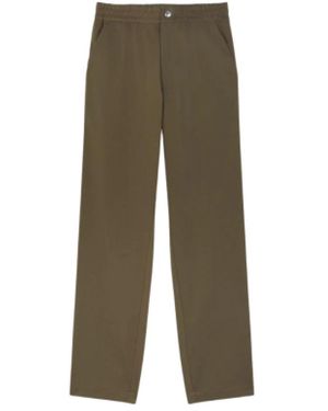 Maison Kitsuné Straight Trousers - Green