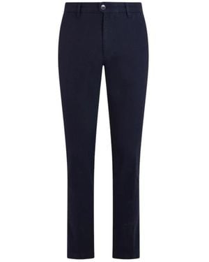 Incotex Slim-Fit Trousers - Azul