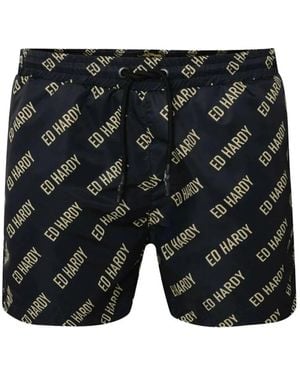 Ed Hardy Beachwear - Noir