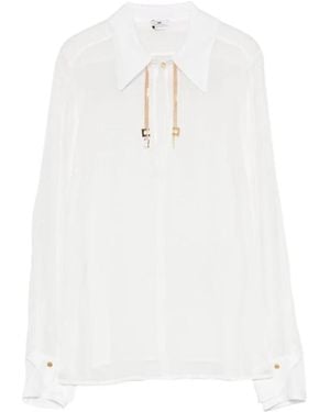 Elisabetta Franchi Blouses - Blanco