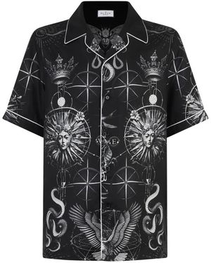 Philipp Plein Short Sleeve Shirts - Black