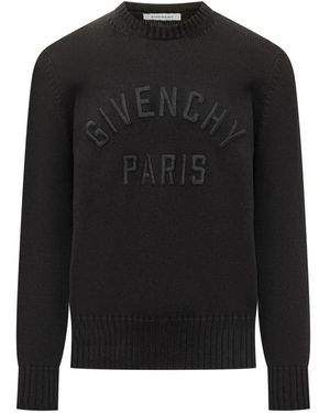 Givenchy Round-Neck Knitwear - Black