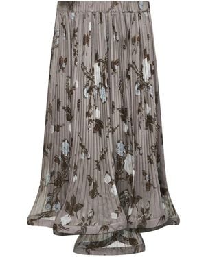 P.A.R.O.S.H. Midi Skirts - Grey