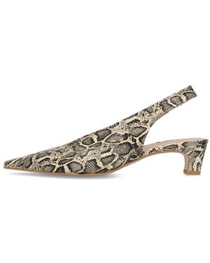 Zinda Schoenen ,Veelkleurig ,Leer Slingback Pump - Metallic