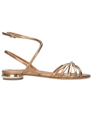 NCUB Flat Sandals - Metálico