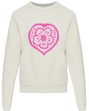 KENZO Hoodies & Sweatvesten ,Katoen Printed Sweatshirt - Wit