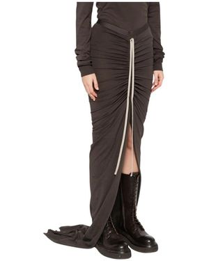 Moncler Maxi Skirts - Brown