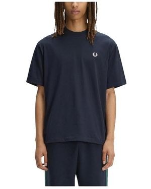 Fred Perry T-Shirts - Blue
