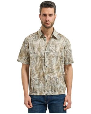 ARMANI EXCHANGE Short Sleeve Cotton Shirt - Meerkleurig