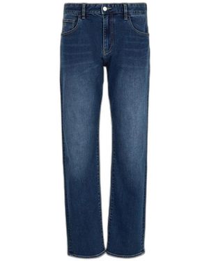 ARMANI EXCHANGE Loose-Fit Jeans - Blue