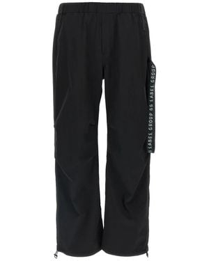 44 Label Group Wide Trousers - Black