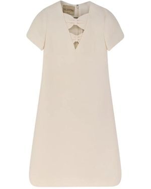 Valentino Short Dresses - Natural