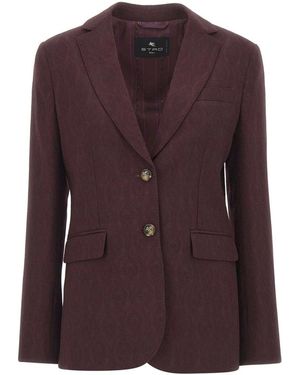 Etro Blazers - Purple
