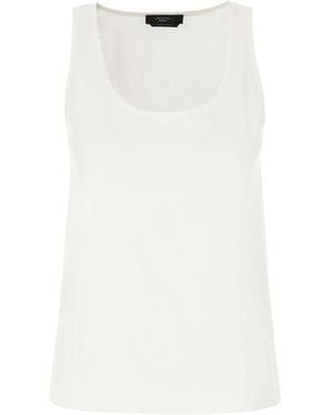 Weekend by Maxmara Sleeveless Tops - Blanc