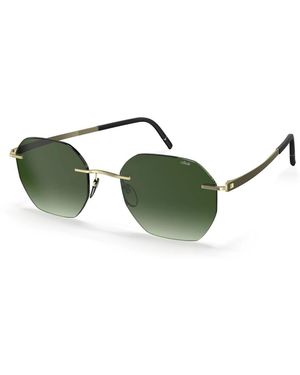 Silhouette Sunglasses - Green