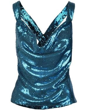 alma sanchez Sleeveless Tops - Bleu