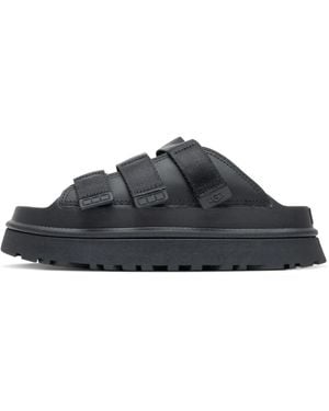 UGG Goldenglow Slide Schwarze Sandalen - Blau