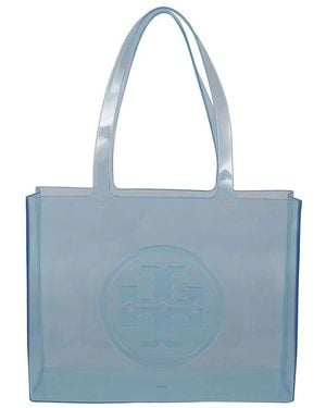 Tory Burch Tassen ,Blauw ,Kleine Ella Transparante Tote