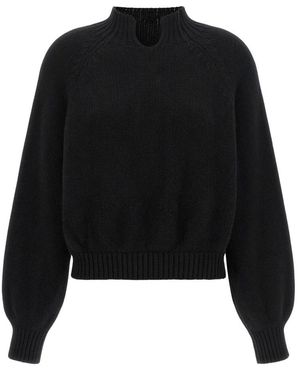 KHAITE Truien & Vesten ,Zwart ,Kasjmier Cain Sweater