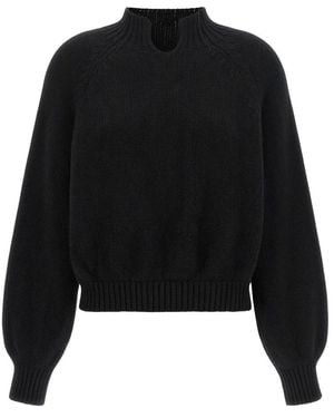 KHAITE Truien & Vesten ,Zwart ,Kasjmier Cain Sweater
