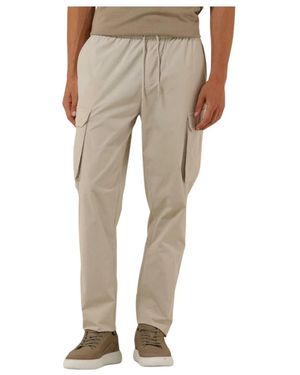 Pure Path Straight Trousers - Neutro
