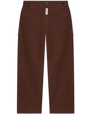 Gcds Straight Trousers - Brown