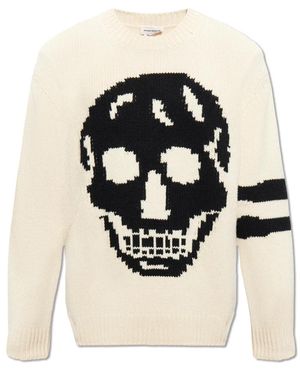 McQueen Round-Neck Knitwear - Black