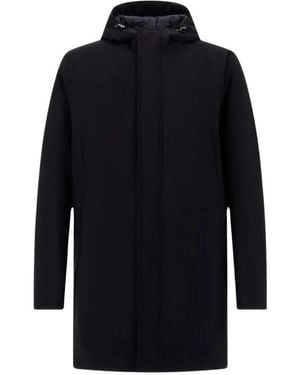 Herno Gesteppte Kapuzenjacke - Blau