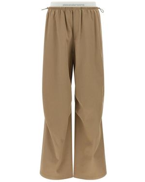 Alexander Wang Wide Pants - Natural