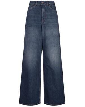 Chloé Wide-Leg Palazzo Jeans - Blauw