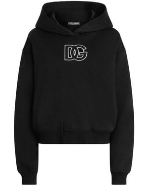 Dolce & Gabbana Hoodies - Black