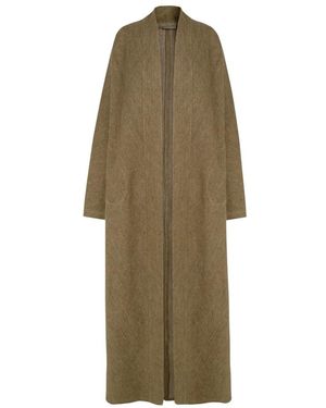 Cortana Single-Breasted Coats - Green