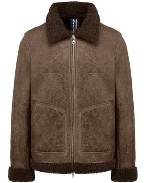Bomboogie Leather Jackets - Marrone