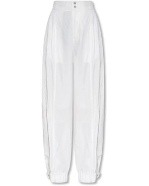 Bottega Veneta Tapered Trousers - Blanco