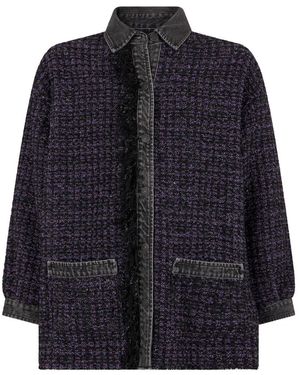 DIESEL Lang Overhemd - Blauw