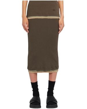 Jil Sander Midi Skirts - Bruin
