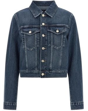 7 For All Mankind Denim Jackets - Blue