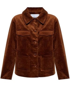 Ganni Light Jackets - Marrón